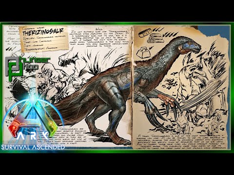 Ark Ascended Basics Therizinosaurus - EVERYTHING YOU NEED TO KNOW
