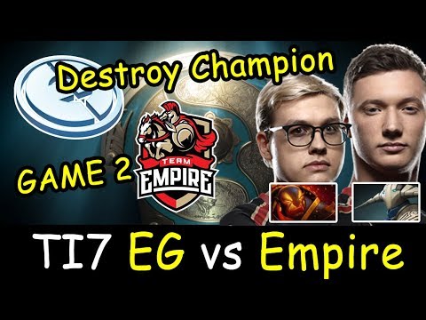 Dota2 The International 2017: Evil Geniuses (Dire) vs Team Empire (Radiant) highlights