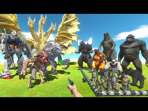 FPS Avatar Rescues Mutant Primates and Fights Biggest Kaiju Monster - Animal Revolt Battle Simulator