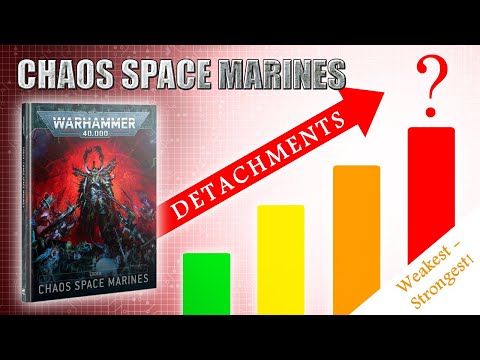 CHAOS SPACE MARINES Detachments RATED Tier List in 10th Edition Codex - Strongest + Weakest