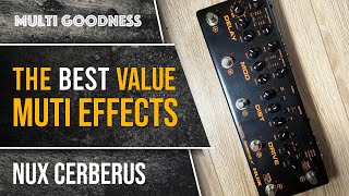 Video thumbnail for NUX Cerberus. The best affordable multi effects unit I've ever played. ASTONISHINGLY GOOD!!! by The Guitar Effect