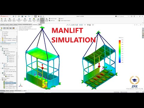 MAN LIFT SIMULATION IN SOLIDWORKS - Linkage Rod Connector