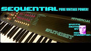 Video thumbnail for Sequential Split-Eight Pure Vintage Power! 2017 RARE Analog Synthesizer PRO-8 Rik Marston by Rik Marston Official