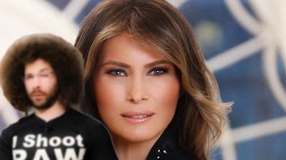 Is Melania Trump's Official White House Portrait Out Of Focus? Critiquing The First Ladies Portraits