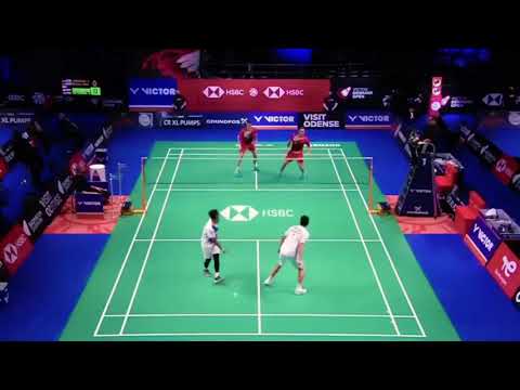 Mohammad ahsan/Hendra setiawan vs mark lamsfuss/marvin seidel - Denmark oven 2021