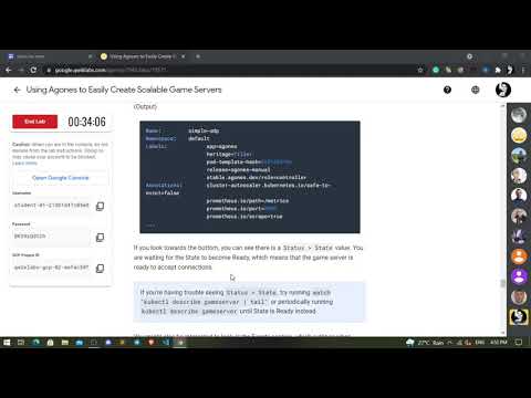 Using Agones to Easily Create Scalable Game Servers | GSP276