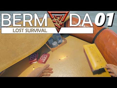 BERMUDA Lost Survival gameplay deutsch #01 Nicht ganz alleine auf dem Meer.