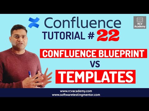 Confluence Tutorial #22 - Confluence Blueprint vs Template