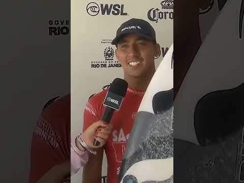 Samuel Pupo with the highest score of day 2 - 8.5 at the Corona Saquarema Pro