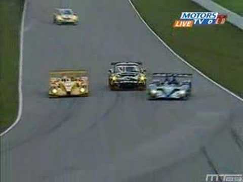 American Le mans series 2007 Mosport Race Johansson 3 wide