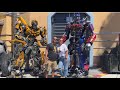 Optimus Prime & Bumblebee together in a meet and greet in Universal Studios Hollywood August 26 2023