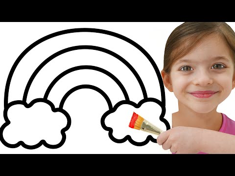 Adel Paints Rainbow & Sky Fun for Kids
