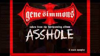 GENE SIMMONS . DOG . ASSHOLE . I LOVE MUSIC