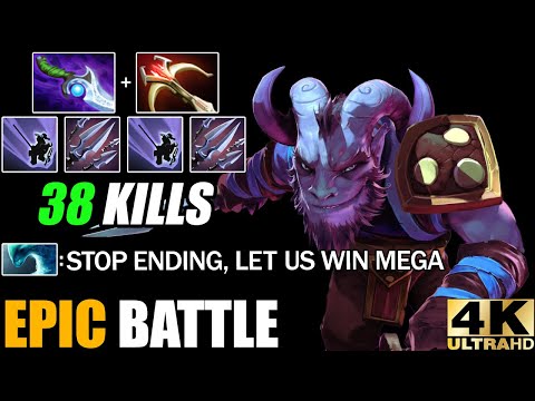 Crazy Backstab Damage Daedalus + Diffusal Blade Riki 38 Kills Non-Stop Hunting 7.29 Dota 2