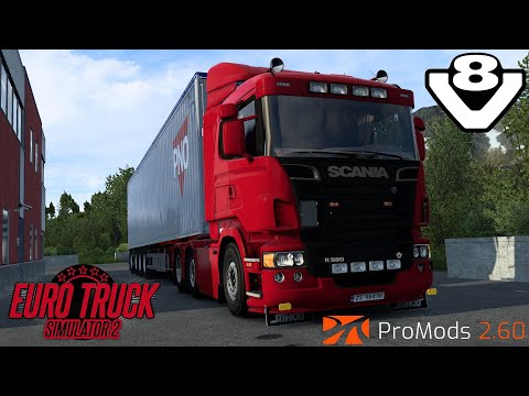 ETS2 1.43 | ProMods 2.60 | SCANIA R580 V8 | Tornio - Storslett
