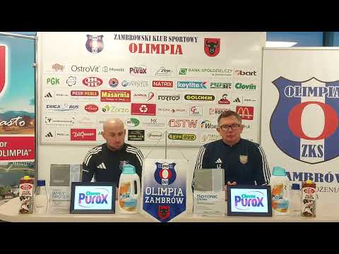 Konferencja prasowa po meczu Olimpia Zambrów - Promień Mońki