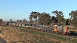 preview picture of video 'Grain Train at Wangamong.  Sat 11/06/11'