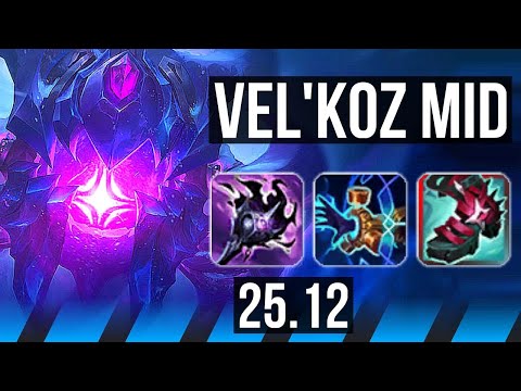 VEL'KOZ vs SYNDRA (MID) | Rank 3 Vel'Koz | EUW Challenger | 25.12