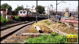 preview picture of video 'Indian Railways..WAP-5 Ahmedabad-Mumbai Central Shatabdi beautifully departs AHMEDABAD Junction!'