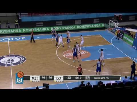 ABA Liga 2016/17 highlights, Round 24: MZT Skopje Aerodrom - Igokea (27.2.2017)