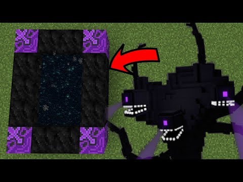 How To Make a Portal to the Wither Storm Dimension in Minecraft Pocket Edition