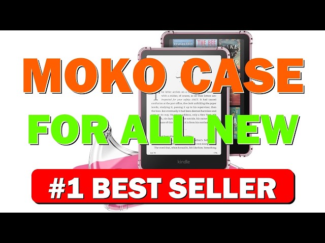 Vídeo relacionado con MoKo Funda para 7" Kindle Paperwhite (12th Generation-2024) and Kindle Colorsoft Signature Edition 2024, Funda Ligera con Auto Wake/Sleep para Kindle Paperwhite 2024, Agave Verde