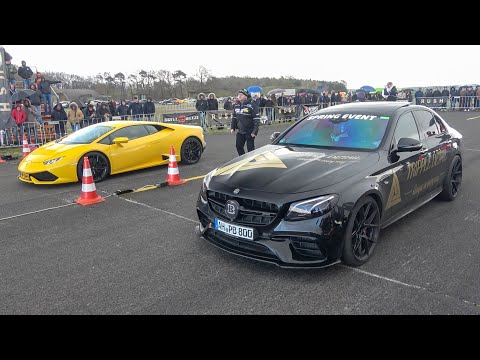 BRABUS 800 E63S AMG 4 Matic VS. Lamborghini Huracan LP610-4