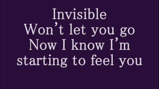 The Letter Black - Invisible (Lyrics)