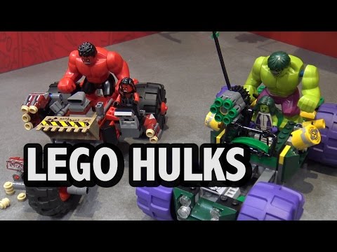 LEGO Hulk vs. Red Hulk Set 76078 | New York Toy Fair