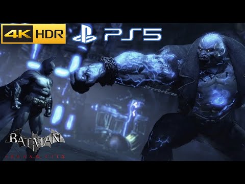 Batman Arkham City Penguin and Solomon Grundy Boss Fight Gameplay -  ULTRA Graphics [4K 60FPS HDR]