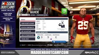 MADDEN 19 CFM TEAM PREVIEW // WASHINGTON REDSKINS // GUICE IS LOOSE