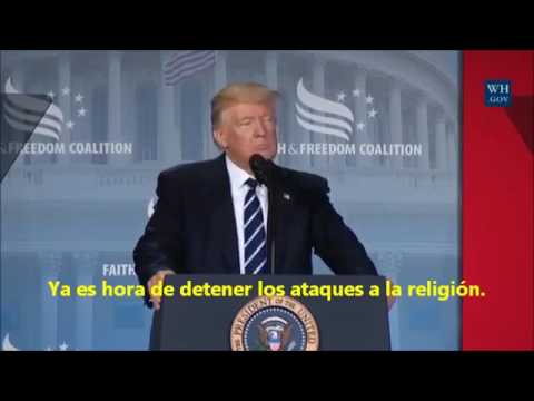 Discurso de Donald Trump ante el Congreso de la Faith and Freedomyoutube com