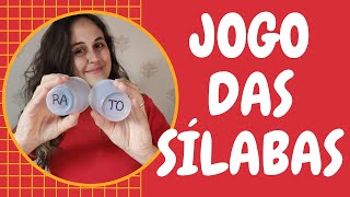 JOGO DAS SÍLABAS PARA EDUCAÇÃO INFANTIL