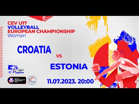 Croatia vs Estonia 3:0 (CEV u17 European Championship 2023 Vrnjacka Banja)