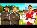 Can 2 YouTubers Beat 1 Premier League Footballer?