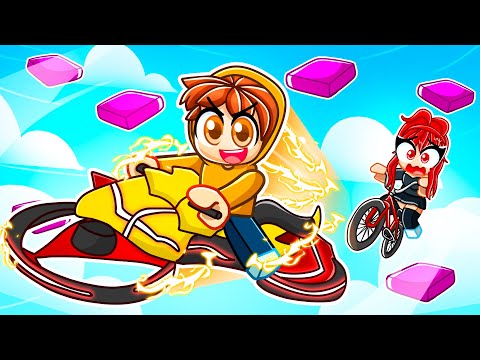I Spent $100,000 For The BEST BIKE In Roblox Bike Obby with GIRLFRIEND BULLY!