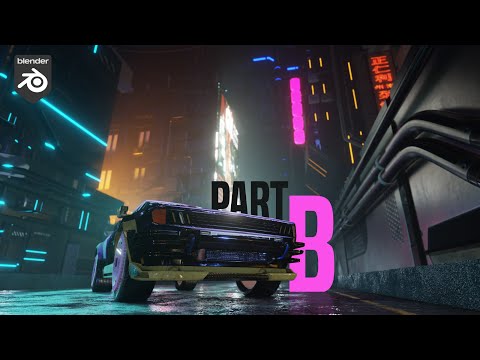 Cyberpunk City Blender Tutorial Part B | Eevee