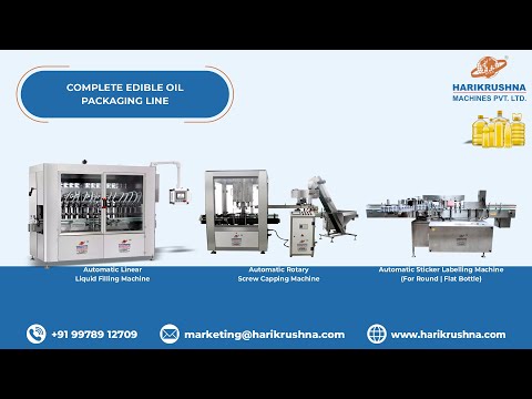 Complete Edible Oil Packaging Line Manufacturer & Exporter