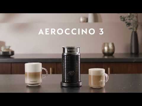 Nespresso Aeroccino 3 - Mousseur à lait - 240 ml - noir