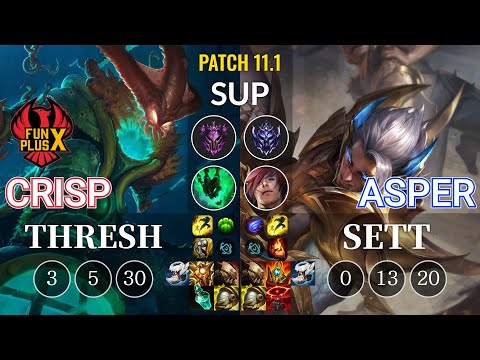 FPX Crisp Thresh vs Asper Sett Sup - KR Patch 11.1