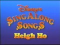 Closing To Disney S Sing Along Songs Heigh Ho 1990 VHS