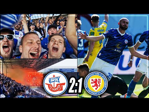 EPISCHES SAISONFINALE MIT LAST MINUTE SIEG! STADIONVLOG: Hansa Rostock - Braunschweig | Stadion Vlog