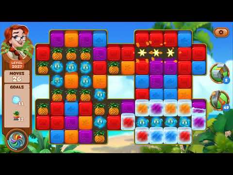 Lost Island Blast Adventure Level 2037 NO BOOSTERS - A S GAMING ✔️