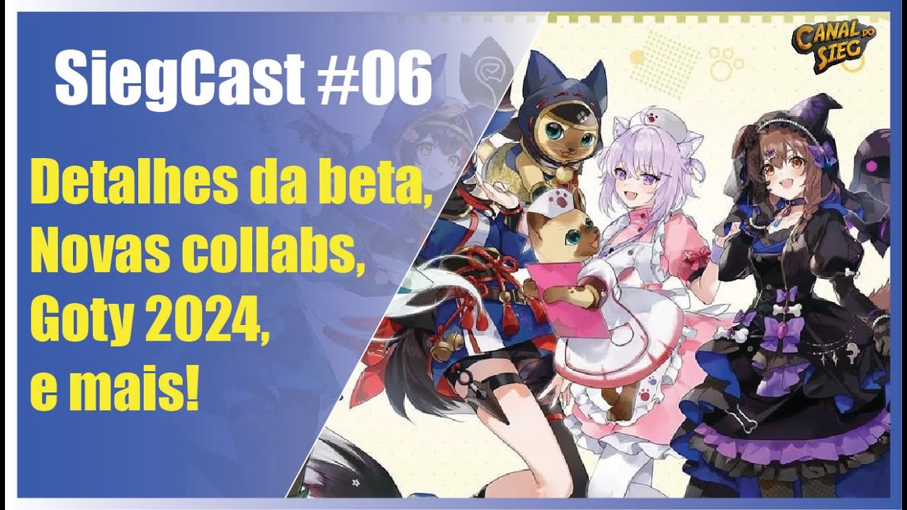 🔴 SiegCast #06 - Detalhes da Beta de MH Wilds, novas collabs MH, Candidatos ao GOTY 2024 e mais!