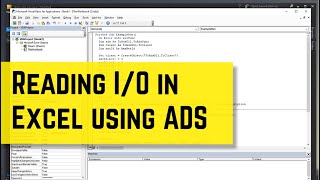 ADS via Excel VBA (Input reading)