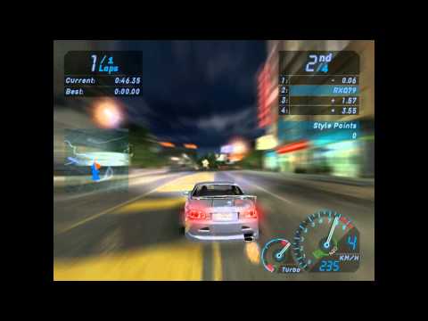 NFSU - gameplay - part 103 - RACE 93 - hard difficulty
