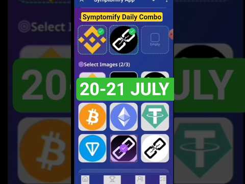 Symptomify Daily Combo 20 - 21 JULY | Today Dropee Daily Combo | AGP