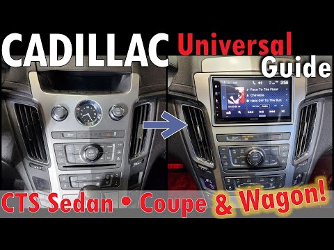 Cadillac CTS Double DIN Stereo Install [Metra 99-3018 in Wagon] #timelapse