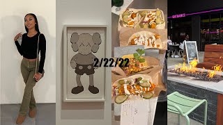 vlog : spend 2/22/22 with me