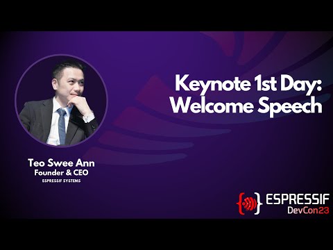 DevCon23 - Keynote 1st Day: Welcome Speech